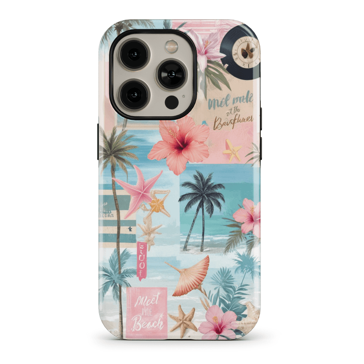 iphone 13 case iphone 14 pro case iphone 15 case iphone 15 pro case scrapbook phone case collage phone case coquette phone case beachy phone case coastal daughter sailing gift Beach vibes Design Beach Prints 15 Pro Case Summer