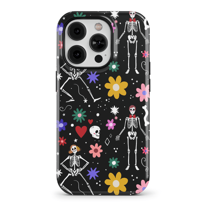 Protect your phone in style this fall with our Halloween-themed cases, including options for Pixel 8, Pixel 8 Pro, iPhone SE, iPhone 14 MagSafe, iPhone 15 MagSafe, and Samsung S24 Ultra. Perfect as a spooky gift, our goth-inspired designs like the Skull Shadows and Midnight Bones add a unique touch to your device. Don't miss our Fall iPhone cases and Halloween garland patterns!