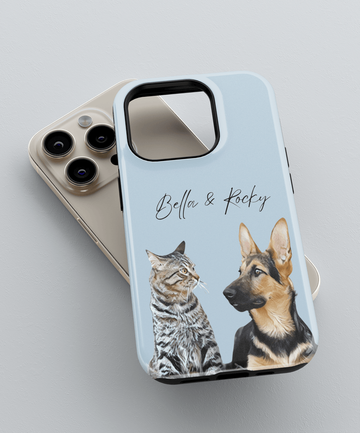 custom phone case, personalized case, custom iphone case, cat face phone case, dog memorial gift, pet phone cover, dog mom gift, custom dog case, iphone case cover, pet illustration, iphone 13 14 15 case, case with pet photo, gift for dog lover