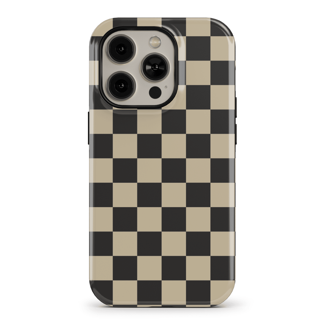 Checkerboard phone cover, checkered phone case, checkerboard iPhone cover, check pattern phone cover, checkerboard MagSafe accessory, checkered MagSafe case, trendy checker design, checker phone case for iPhone 16, checkerboard MagSafe cover