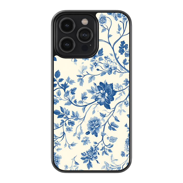 Floral pattern phone case with vibrant, intricate flower designs, available for iPhone 16, 16 Pro, 16 Pro Max, 15, 15 Pro, 14 Pro, 13 Pro, and Samsung Galaxy S24, S23, S22, S21. Aesthetic floral design inspired by classic stained glass, adding a touch of elegance and color to your device