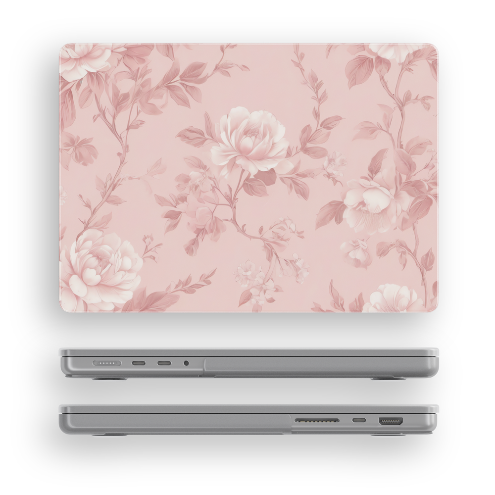 Girly MacBook cases, Floral Macbook Cover, MacBook Pro 13 case, MacBook Pro 15 case, MacBook Pro 14 A2779 case, MacBook Pro 16 A2780 case, MacBook Air 13 case, Stylish laptop protection, Pink MacBook case, Designer MacBook covers