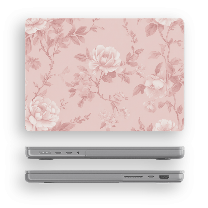 Girly MacBook cases, Floral Macbook Cover, MacBook Pro 13 case, MacBook Pro 15 case, MacBook Pro 14 A2779 case, MacBook Pro 16 A2780 case, MacBook Air 13 case, Stylish laptop protection, Pink MacBook case, Designer MacBook covers