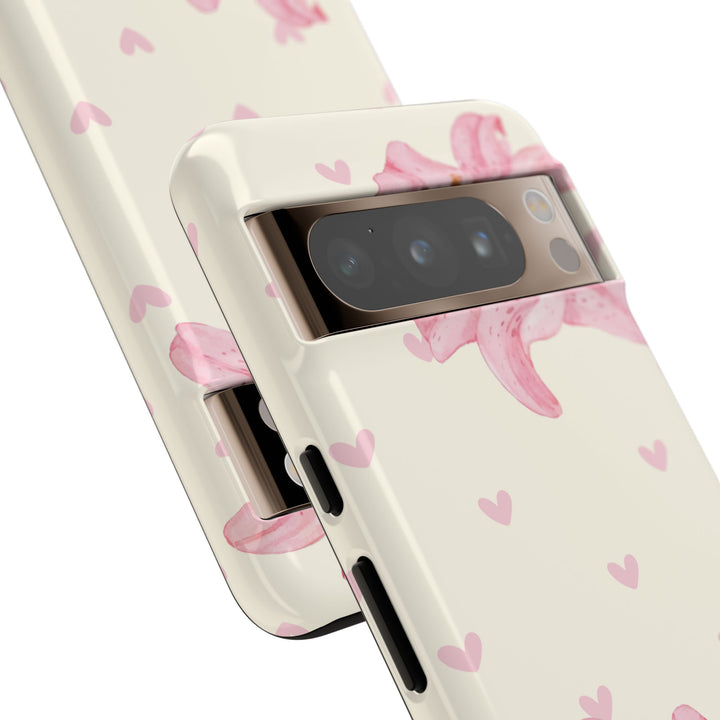 Protective cases for Google Pixel, including Pixel 7 Pro, Pixel 8 Pro, Pixel 9 Pro, Pixel 6 Pro, Pixel 8a, Pixel 7a, Pixel 6a, Pixel 9 Pro XL, Pixel 5, and Pixel 4 XL. Oil Painting Pixel Case tiger lily