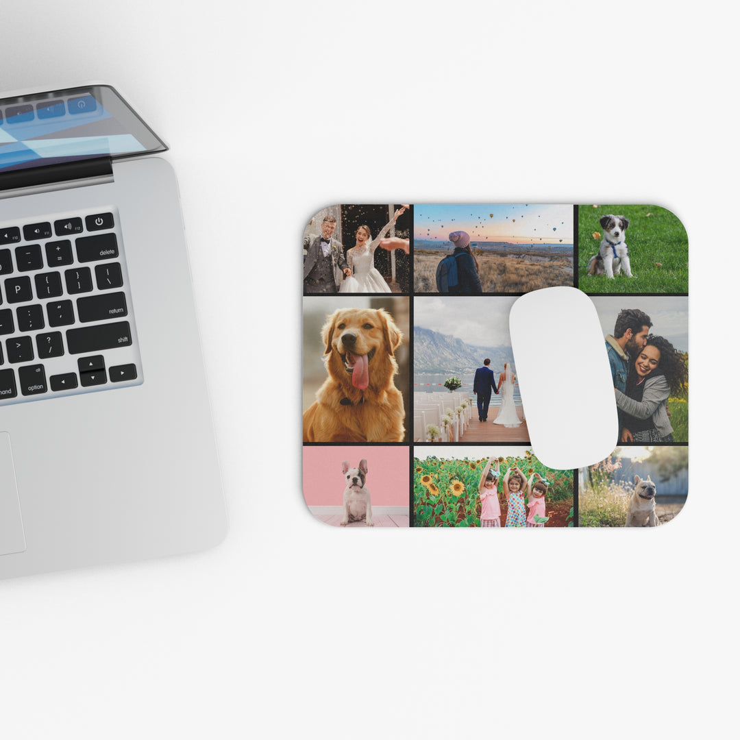 personalized gift, gift for grandma, gift for dad, gift for mom, photo gift, custom mouse pad, mouse pad, cute mouse pad, custom mousepad, custom gift, gift for him, photo mousepad, photo collage