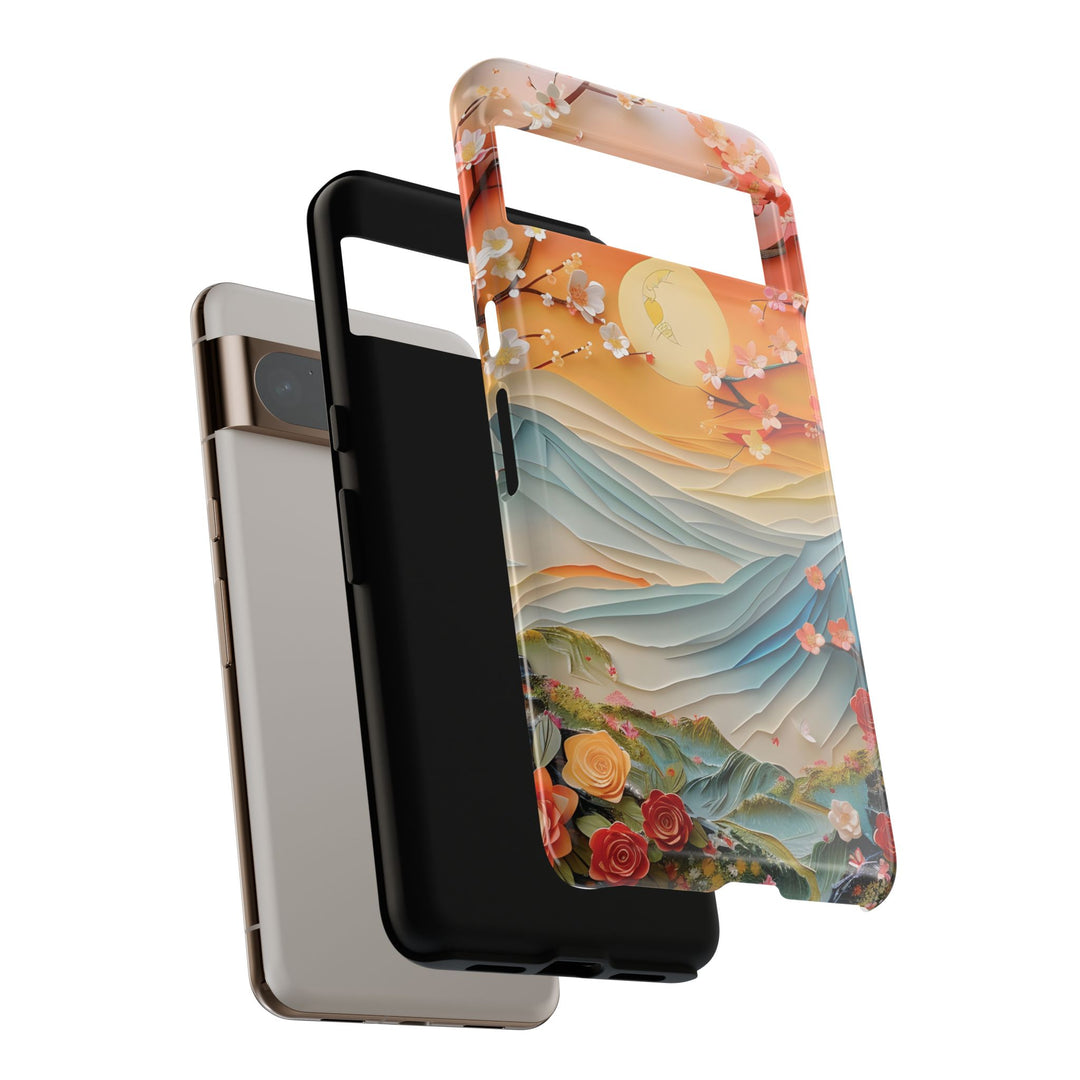 Protective cases for Google Pixel, including Pixel 7 Pro, Pixel 8 Pro, Pixel 9 Pro, Pixel 6 Pro, Pixel 8a, Pixel 7a, Pixel 6a, Pixel 9 Pro XL, Pixel 5, and Pixel 4 XL. Oil Painting Pixel Case