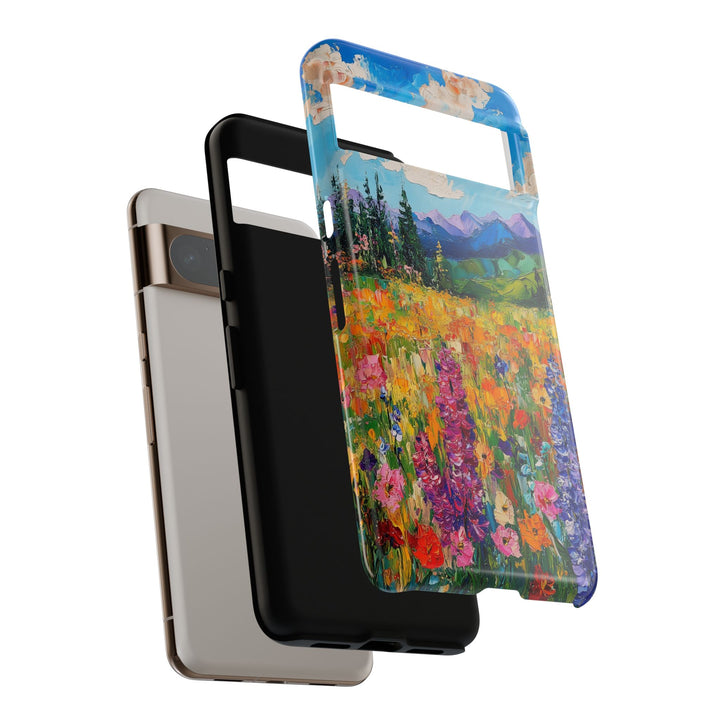 Protective cases for Google Pixel, including Pixel 7 Pro, Pixel 8 Pro, Pixel 9 Pro, Pixel 6 Pro, Pixel 8a, Pixel 7a, Pixel 6a, Pixel 9 Pro XL, Pixel 5, and Pixel 4 XL. Oil Painting Pixel Case