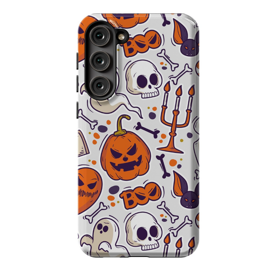 Halloween design, spooky gift, Halloween gift, ghost phone case, fall phone case, Galaxy S24 case, Galaxy S23 case, autumn phone case, festive phone cover, spooky cat case, seasonal phone case, creepy phone case