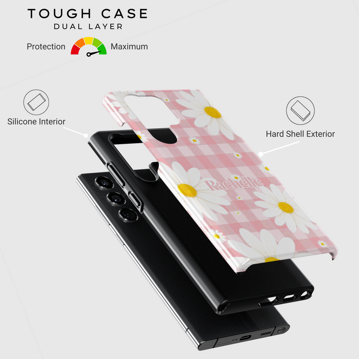 Samsung Galaxy Case Clear - Corazones de amor