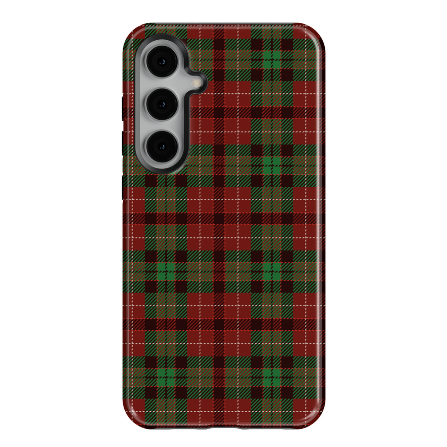 Winter-themed MagSafe iPhone 16 Pro phone case featuring a Nordic Christmas design with a charming gingerbread house. Perfect holiday phone case and thoughtful gift for her, offering festive style and durable protection for the season.