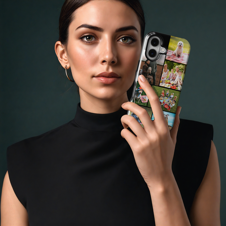 Custom photo phone case featuring your favorite personal image printed with high-quality detail, providing durable protection for your smartphone. Perfect for iPhone and Samsung Galaxy models. Personalized gift, photo phone cover, custom phone case for men and women.