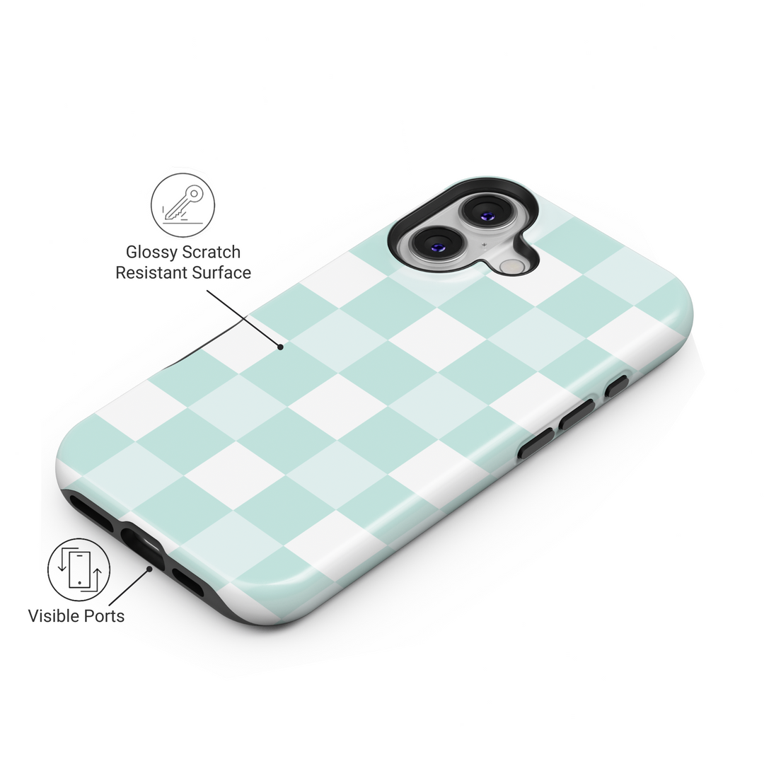 Checkerboard phone cover, checkered phone case, checkerboard iPhone cover, check pattern phone cover, checkerboard MagSafe accessory, checkered MagSafe case, trendy checker design, modern checkerboard case, colorful check pattern, checker phone case for iPhone 16, checkerboard MagSafe cover, stylish checkered design.