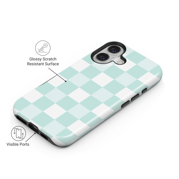 Checkerboard phone cover, checkered phone case, checkerboard iPhone cover, check pattern phone cover, checkerboard MagSafe accessory, checkered MagSafe case, trendy checker design, modern checkerboard case, colorful check pattern, checker phone case for iPhone 16, checkerboard MagSafe cover, stylish checkered design.