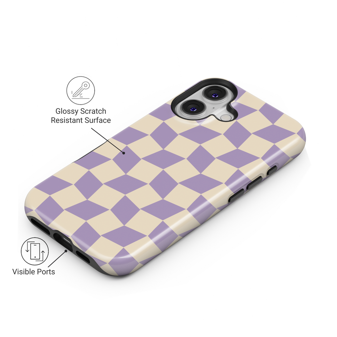 Checkerboard phone cover, checkered phone case, checkerboard iPhone cover, check pattern phone cover, checkerboard MagSafe accessory, checkered MagSafe case, trendy checker design, modern checkerboard case, colorful check pattern, checker phone case for iPhone 16, checkerboard MagSafe cover, stylish checkered design.