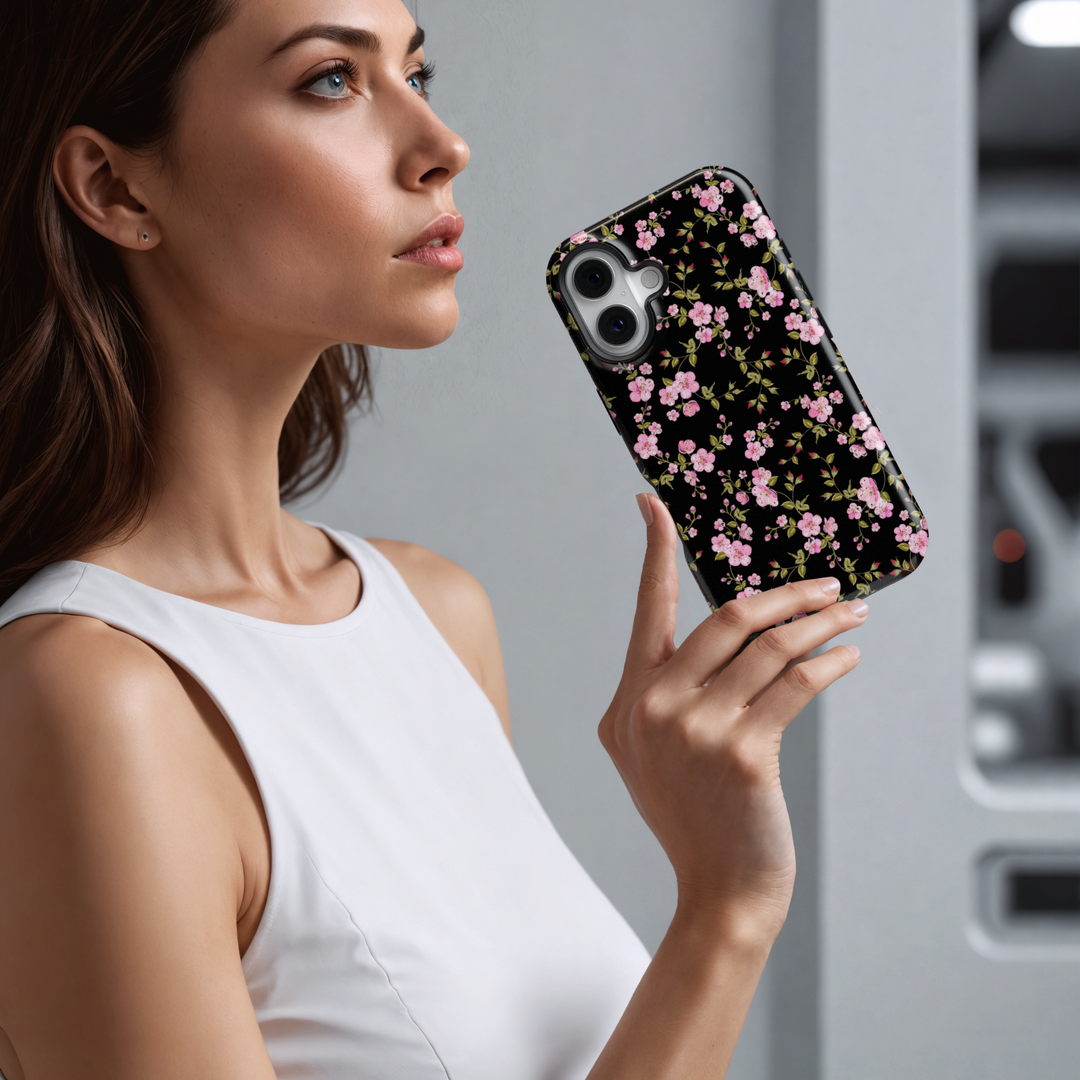 Floral Case, Floral iPhone 16 Case, Floral iPhone 15 Cover, Floral Tough iPhone Case, Cute Slim Floral Phone Case for Women, Preppy Floral iPhone Case, Trendy iPhone 16 Floral Case, Protective Floral iPhone Case, Slim Preppy iPhone 16 Floral Cover, Trendy Floral Phone Case for Women.pink seamless floral