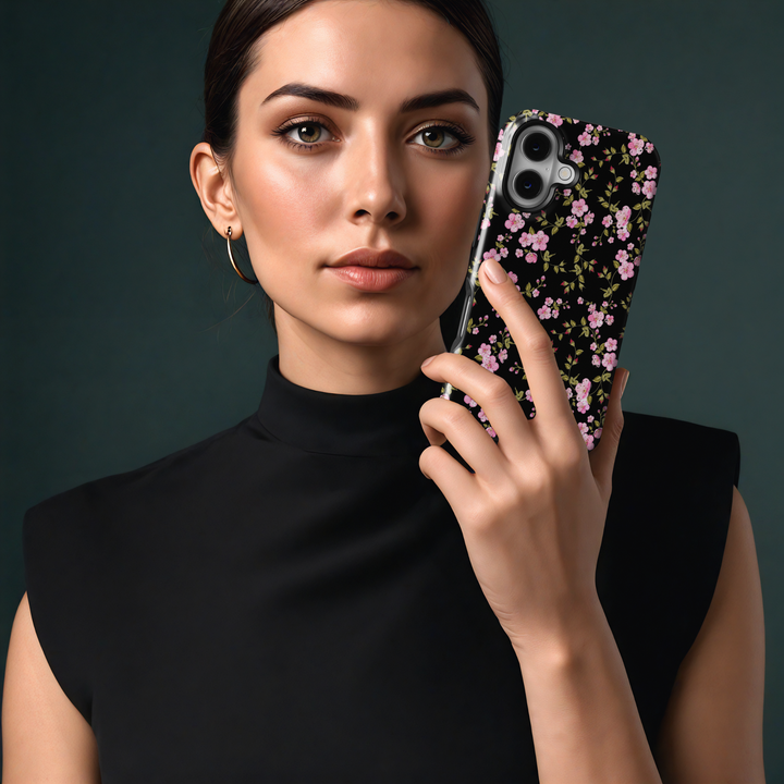 Floral Case, Floral iPhone 16 Case, Floral iPhone 15 Cover, Floral Tough iPhone Case, Cute Slim Floral Phone Case for Women, Preppy Floral iPhone Case, Trendy iPhone 16 Floral Case, Protective Floral iPhone Case, Slim Preppy iPhone 16 Floral Cover, Trendy Floral Phone Case for Women.pink seamless floral