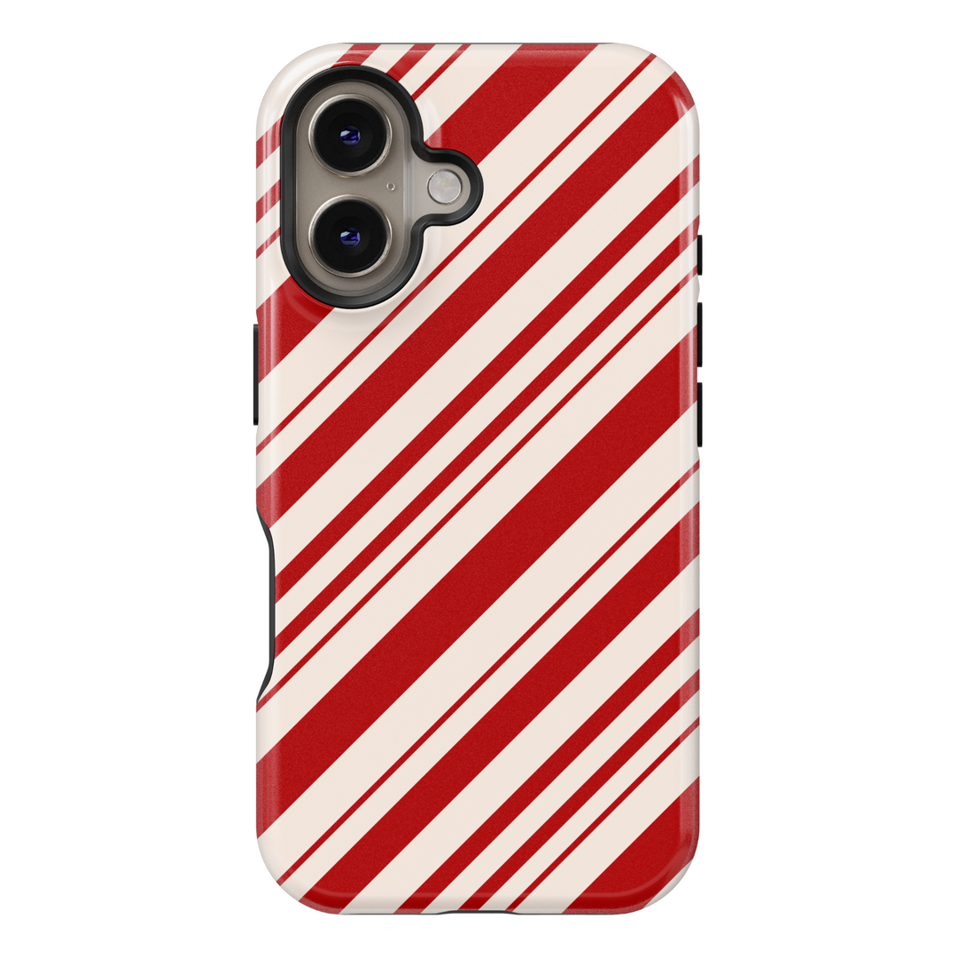 Winter-themed MagSafe iPhone 16 Pro phone case featuring a Nordic Christmas design with a charming gingerbread house. Perfect holiday phone case and thoughtful gift for her, offering festive style and durable protection for the season.