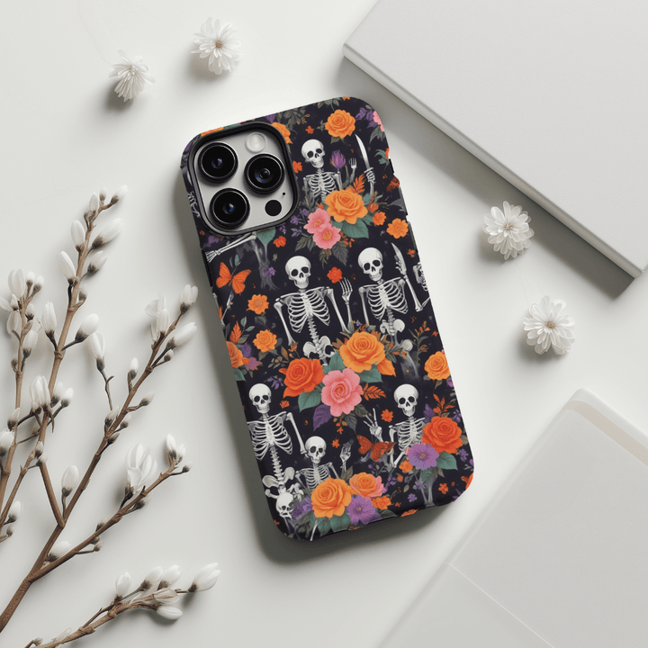 fall phone case, halloween phone case, pixel 8 pro case, s24 ultra case, iphone se case, goth phone case, pixel 8 case, Fall iPhone Case, iPhone 14 MagSafe, iPhone 15 MagSafe, Spooky Gift, Samsung S24 Case, halloween garland