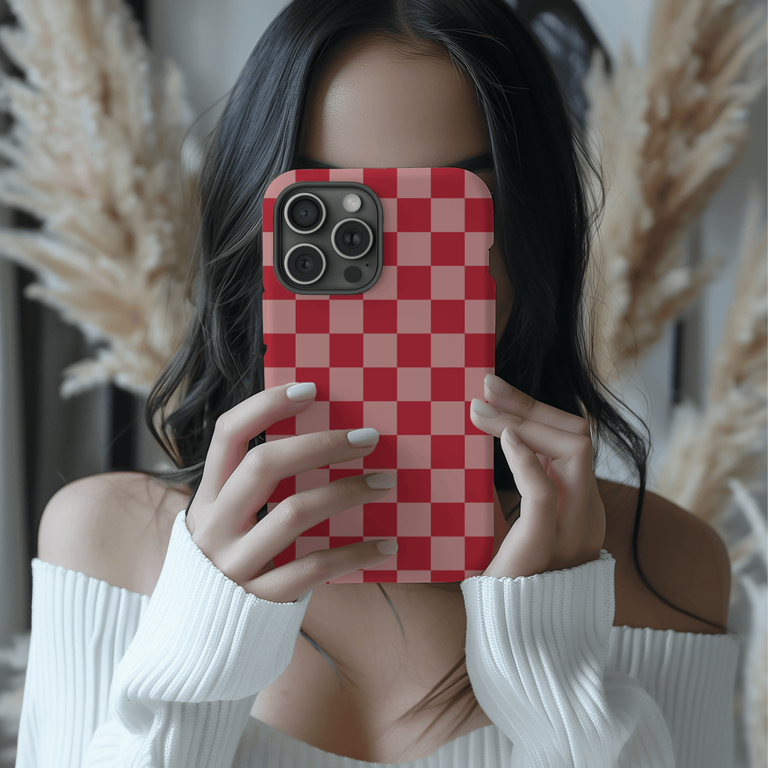 Checkerboard phone cover, checkered phone case, checkerboard iPhone cover, check pattern phone cover, checkerboard MagSafe accessory, checkered MagSafe case, trendy checker design, modern checkerboard case, colorful check pattern, checker phone case for iPhone 16, checkerboard MagSafe cover, stylish checkered design.