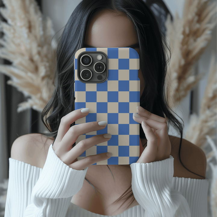 Checkerboard phone cover, checkered phone case, checkerboard iPhone cover, check pattern phone cover, checkerboard MagSafe accessory, checkered MagSafe case, trendy checker design, modern checkerboard case, colorful check pattern, checker phone case for iPhone 16, checkerboard MagSafe cover, stylish checkered design.