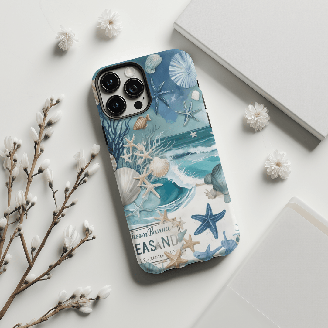 iphone 16 case iphone 16 pro case iphone 15 case iphone 15 pro case scrapbook phone case collage phone case coquette phone case beachy phone case coastal daughter sailing gift Beach vibes Design Beach Prints 15 Pro Case Summer