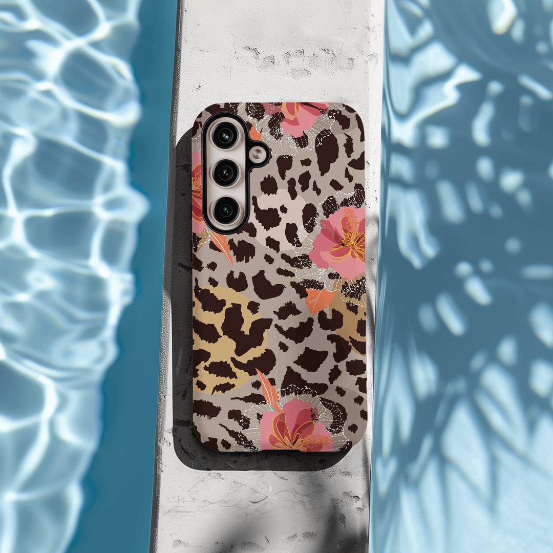 Samsung Galaxy S24 case, S24 Plus case, S24 Ultra case, scrapbook phone case, collage phone case, coquette phone case, beachy phone case, coastal phone case, summer phone case, sailing gift, beach vibes design, beach prints, tropical phone case, palm tree phone case, sea waves phone case, hibiscus flowers pattern.