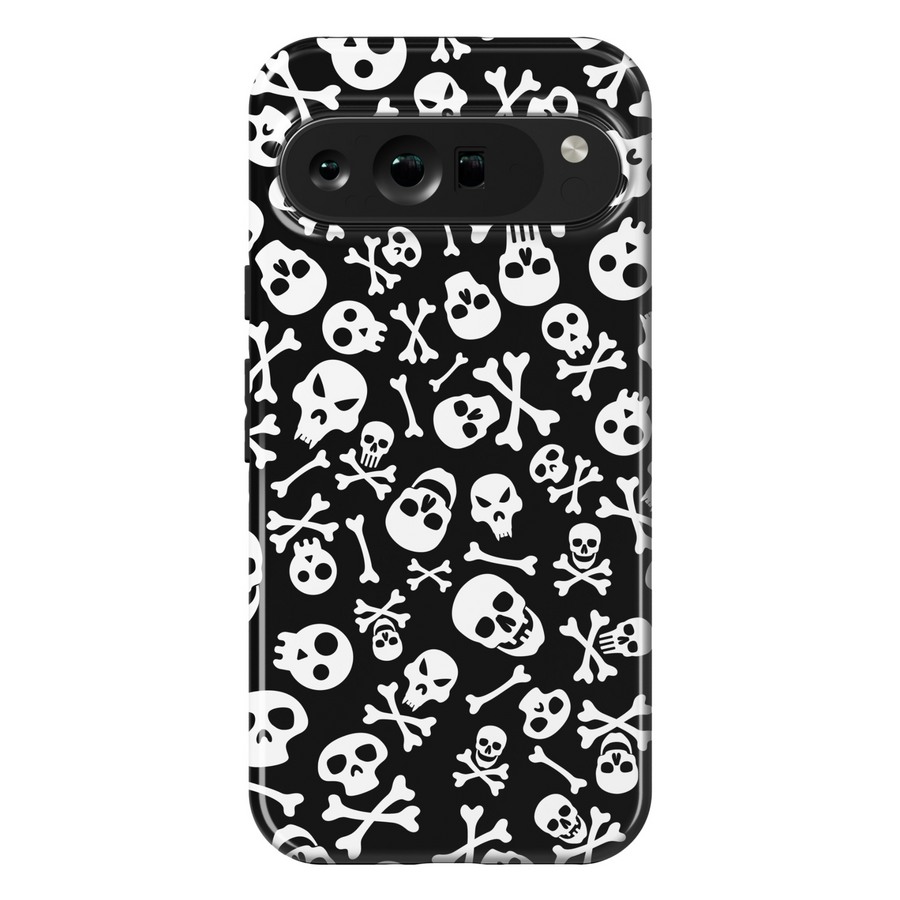 Protective cases for Google Pixel, including Pixel 7 Pro, Pixel 8 Pro, Pixel 9 Pro, Pixel 6 Pro, Pixel 8a, Pixel 7a, Pixel 6a, Pixel 9 Pro XL, Pixel 5, and Pixel 4 XL. Halloween Pixel Case