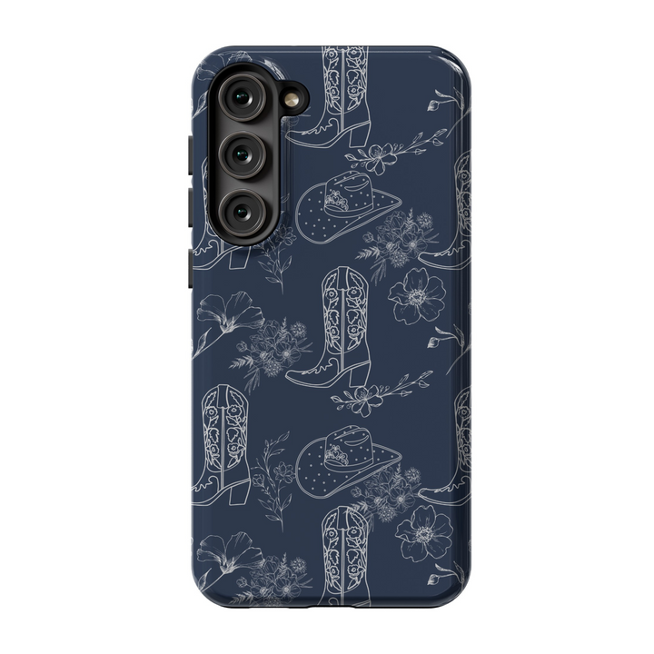 phone case, iphone 15 pro max, blue cowboy boots, western phone case, blue aesthetic case, cowboy phone case, iphone 15 pro case, iphone 14 pro case, iphone xr, samsung s23 case, samsung s22 case, pixel 8 pro case, cowboy cowgirl gifts