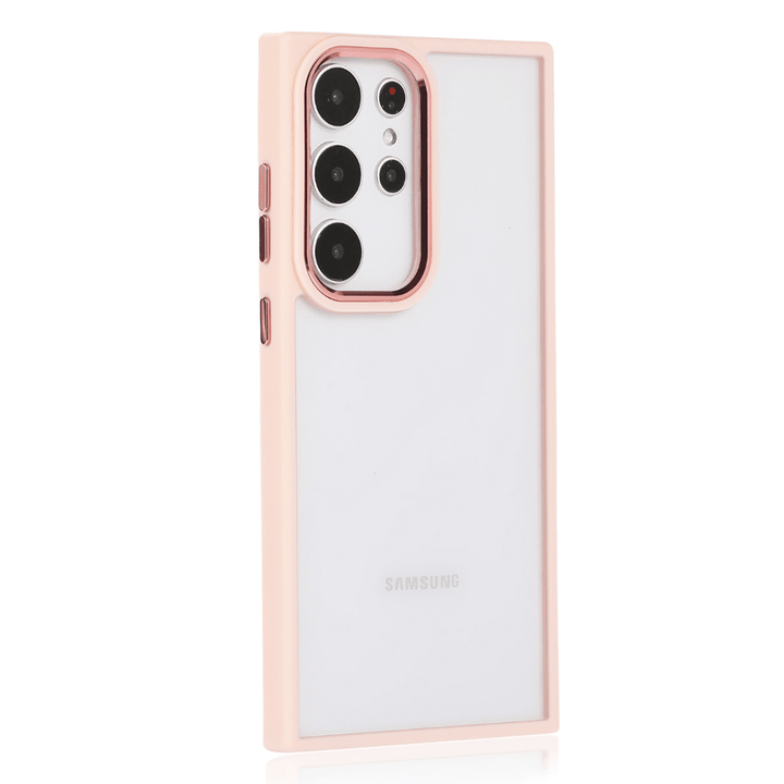 Galaxy Case Clear Metallic - Rose Gold - CASELIX