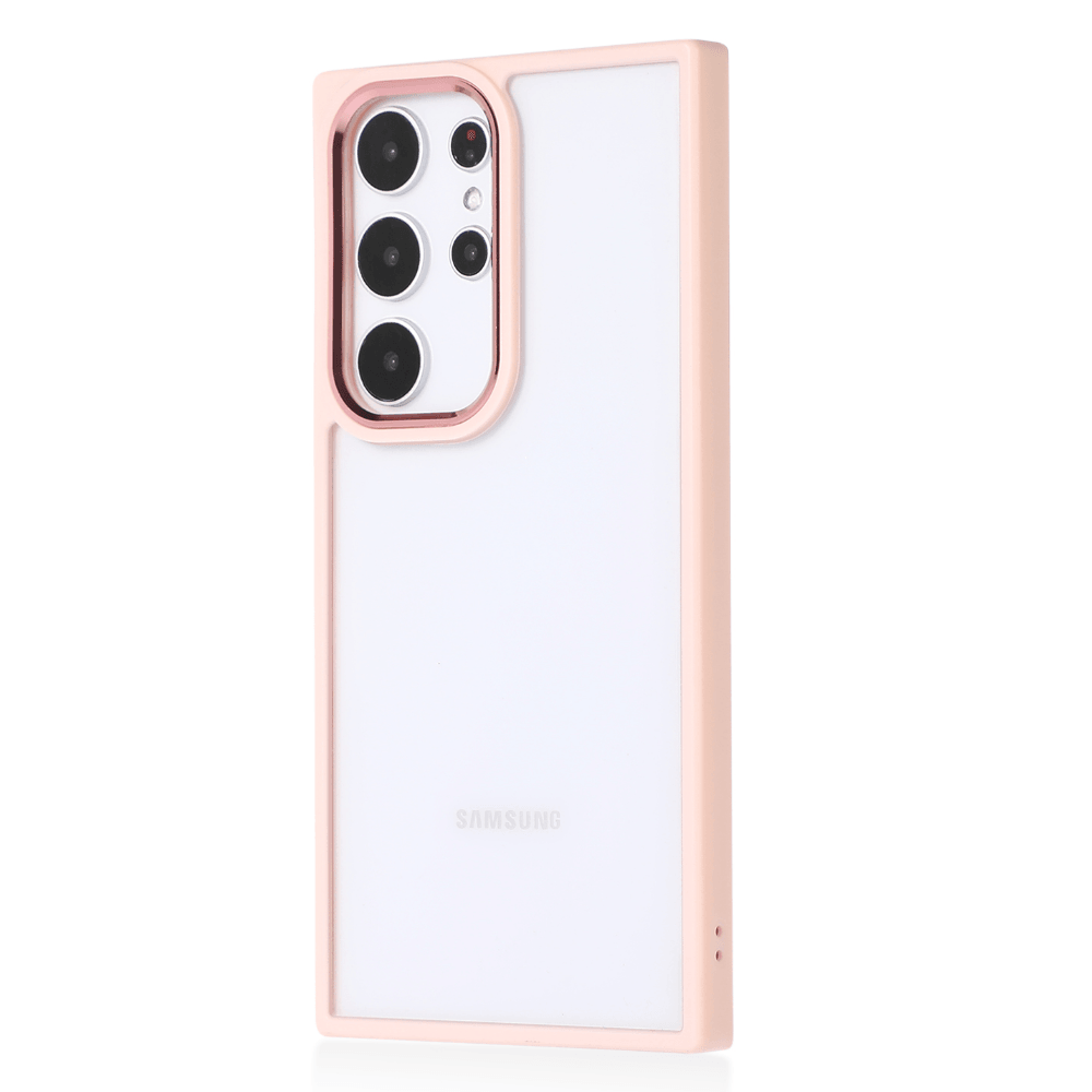 Galaxy Case Clear Metallic - Rose Gold - CASELIX