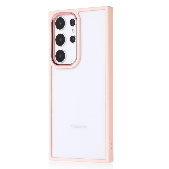 Galaxy Case Clear Metallic - Rose Gold - CASELIX