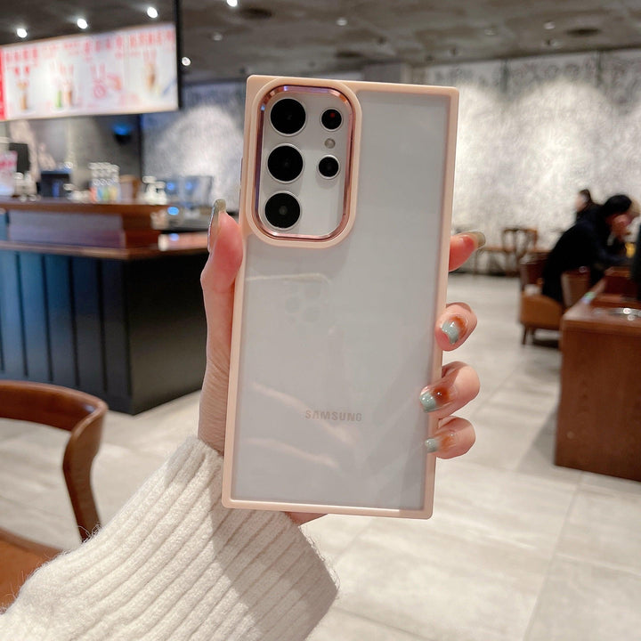 Galaxy Case Clear Metallic - Rose Gold - CASELIX