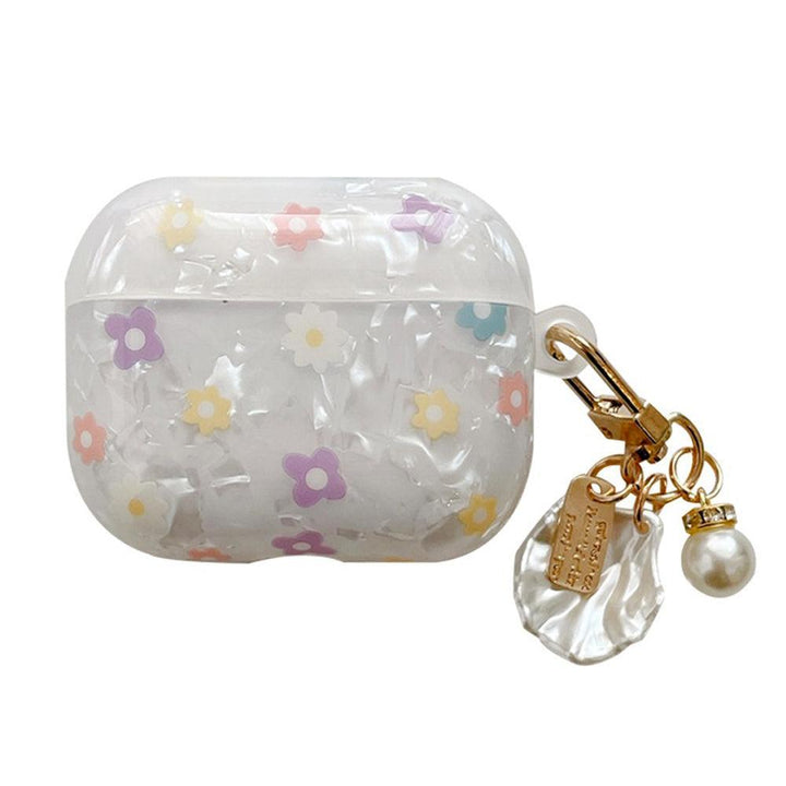 AirPod Case Floral - Pearl White - CASELIX