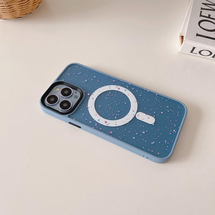 MagSafe Hybrid iPhone Case - Paint drops - CASELIX