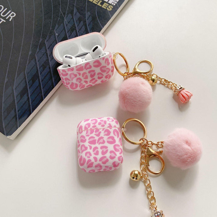 Airpod Case Leopard Print - Pink - CASELIXaCASELIX Airpod Pro Case, airpod 2nd gen case, airpod 3rd gen case, Airpods Case, Airpods Pro 2 Case, airpod pro 2 case cute, airpod pro case cute,pink leopard