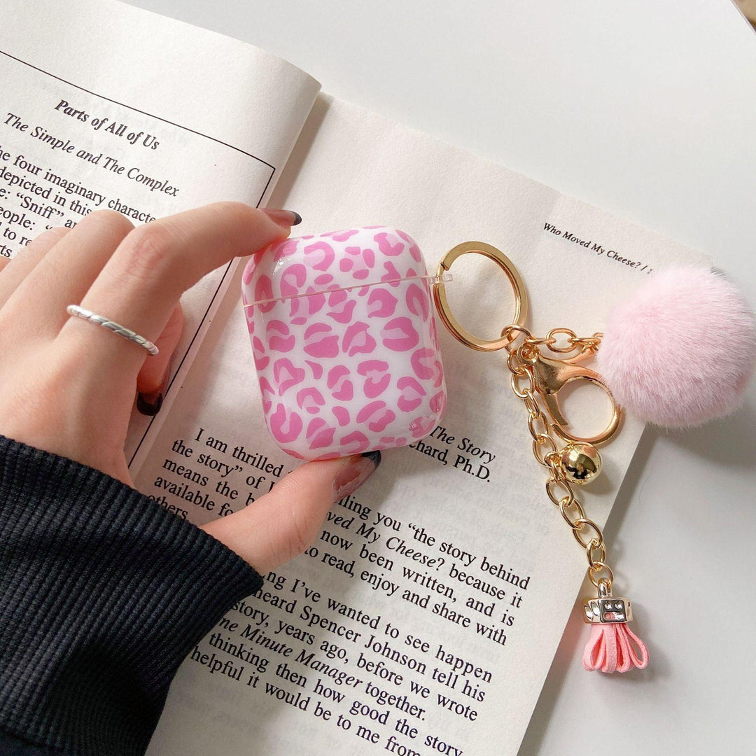 Airpod Case Leopard Print - Pink - CASELIX