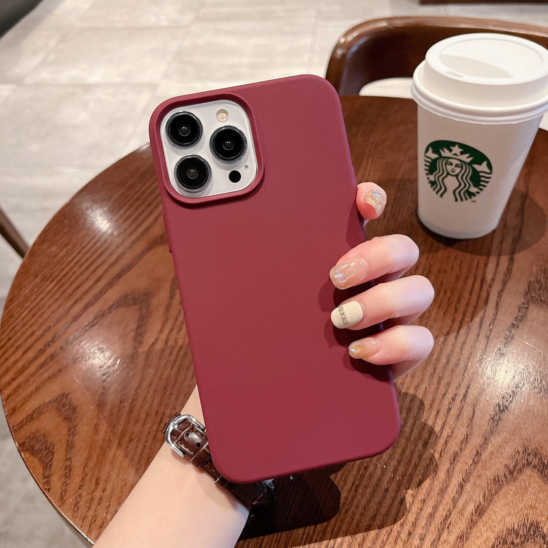 iPhone Case Silicone - Burgundy - CASELIX