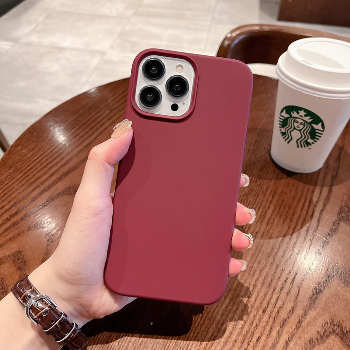 iPhone Case Silicone - Burgundy - CASELIX