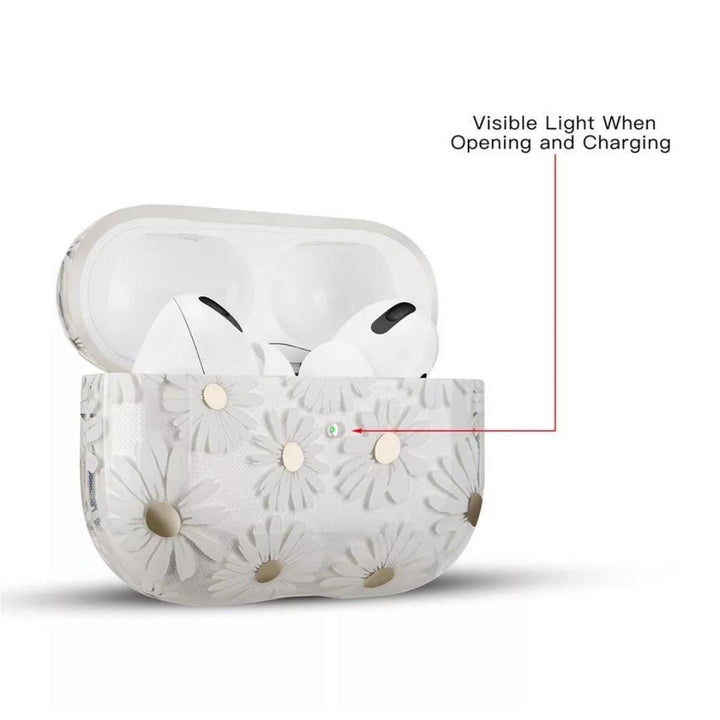 Airpod Case Daisy flower - Clear - CASELIX