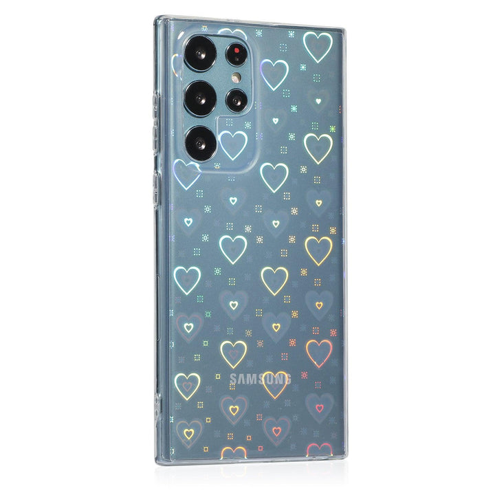 Samsung Galaxy Case Clear - Love hearts - CASELIX