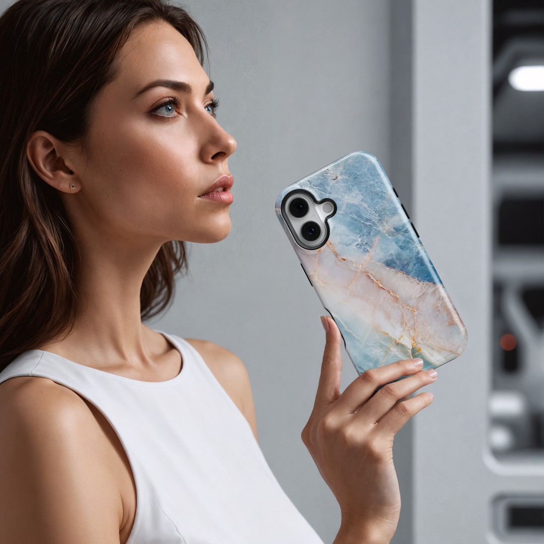 Minimalist marble pattern phone case with a sleek black and white design, featuring a trendy and bold aesthetic. Perfect for iPhone 16, iPhone 14 Case, iPhone 13 Case, iPhone 14 Pro Max, iPhone 13 Pro Max, iPhone 14 Plus Case, and iPhone 13 Mini Case. A stylish and modern choice for those who love a simple yet elegant marble design.