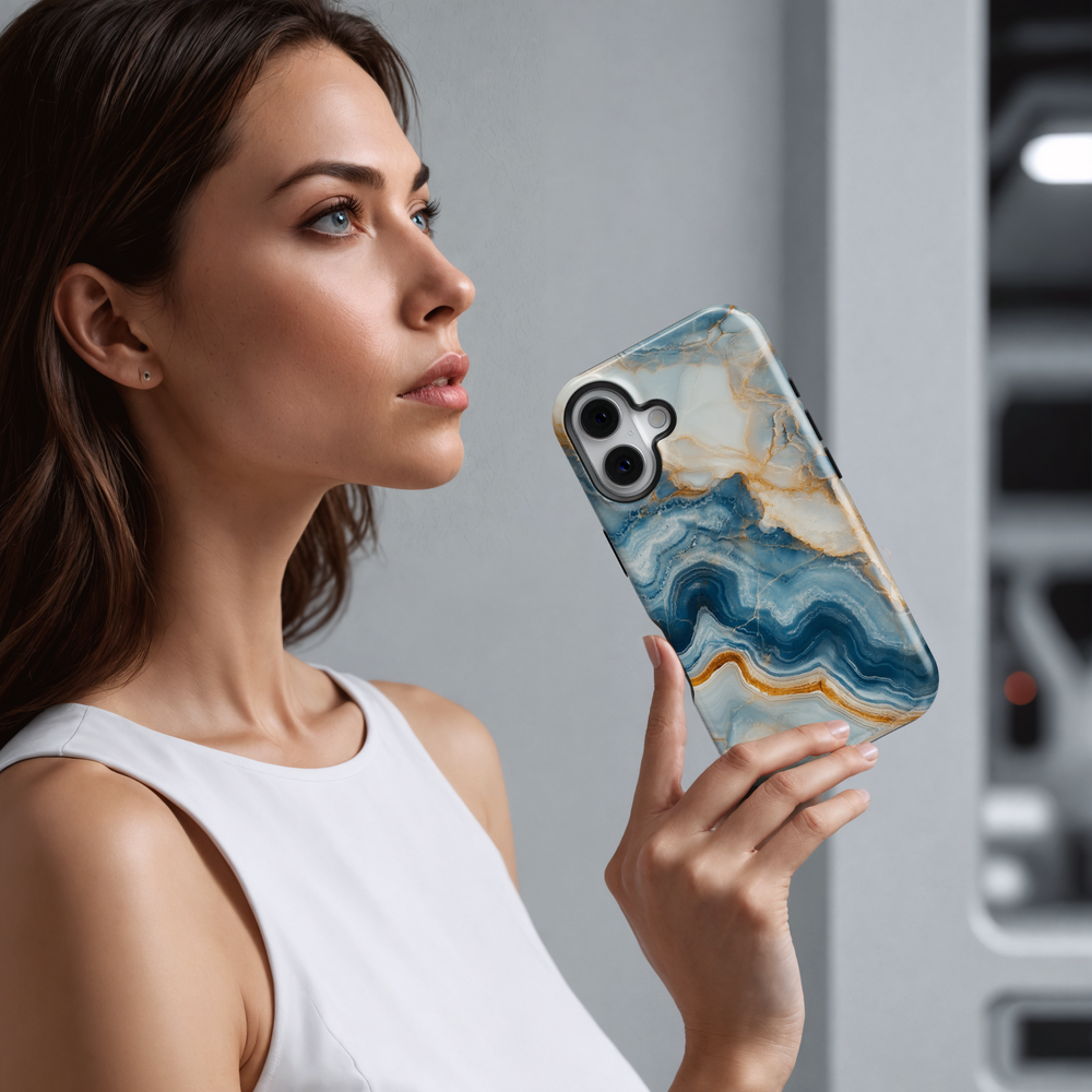 Minimalist marble pattern phone case with a sleek black and white design, featuring a trendy and bold aesthetic. Perfect for iPhone 16, iPhone 14 Case, iPhone 13 Case, iPhone 14 Pro Max, iPhone 13 Pro Max, iPhone 14 Plus Case, and iPhone 13 Mini Case. A stylish and modern choice for those who love a simple yet elegant marble design.