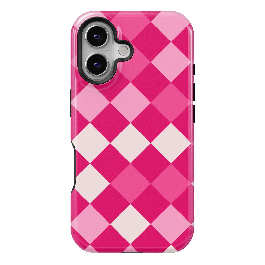 Checkerboard phone cover, checkered phone case, checkerboard iPhone cover, check pattern phone cover, checkerboard MagSafe accessory, checkered MagSafe case, trendy checker design, modern checkerboard case, colorful check pattern, checker phone case for iPhone 16, checkerboard MagSafe cover, stylish checkered design.