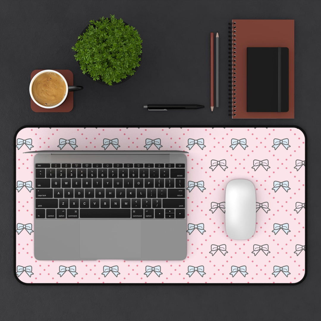 kawaii mouse pad, pink desk decor, cute mat, heart shape, office accessory, pastel pink, cosy workspace, hand printed pad, cute office, work from home, kawaii desk decor, cute desk decor, pastel desk decor