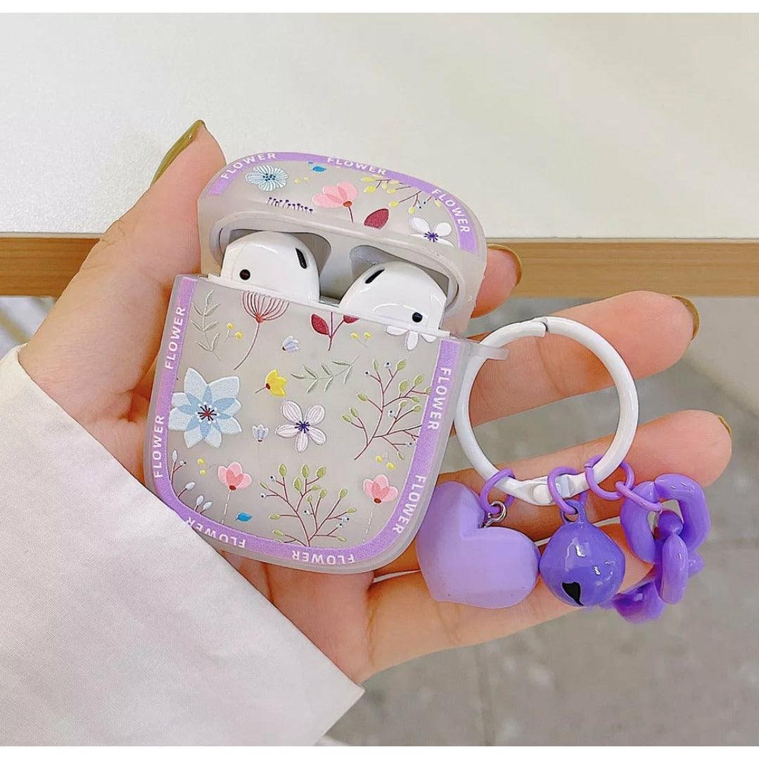 AirPod Case Floral - Purple - CASELIX