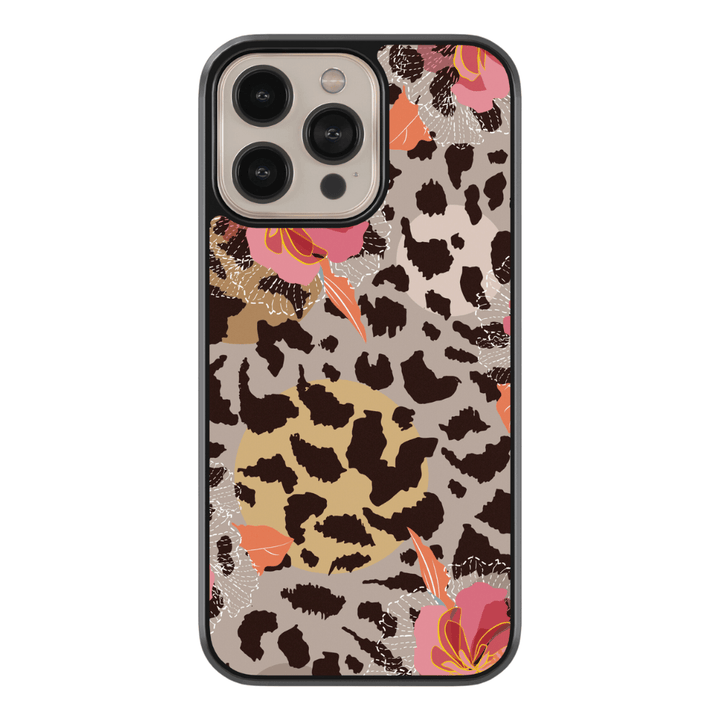 Leopard Floral Phone Case - CASELIX