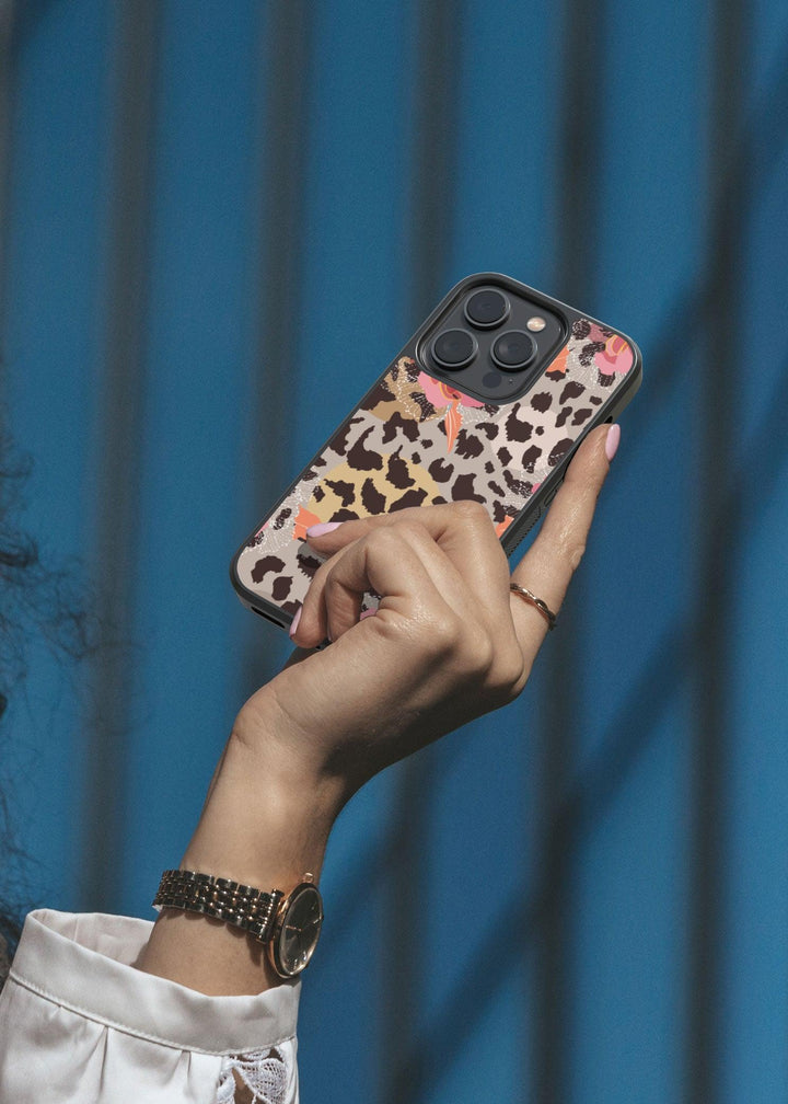 Leopard Floral Phone Case - CASELIX