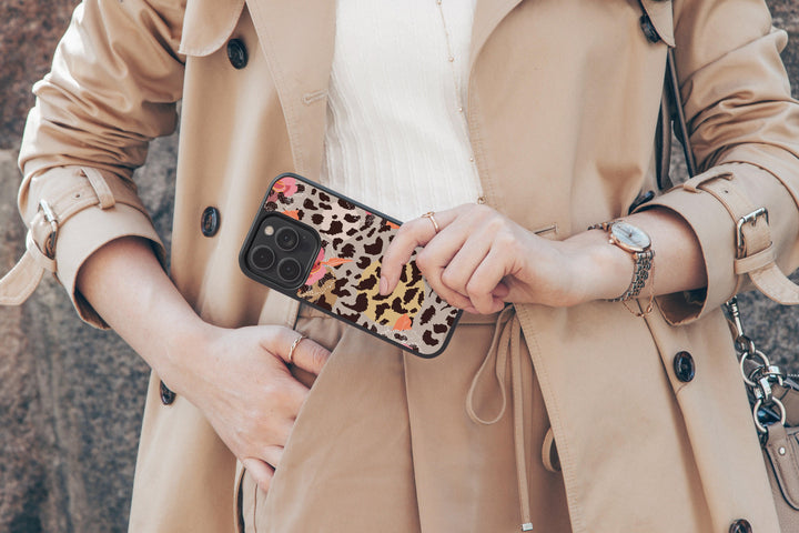 Leopard Floral Phone Case - CASELIX