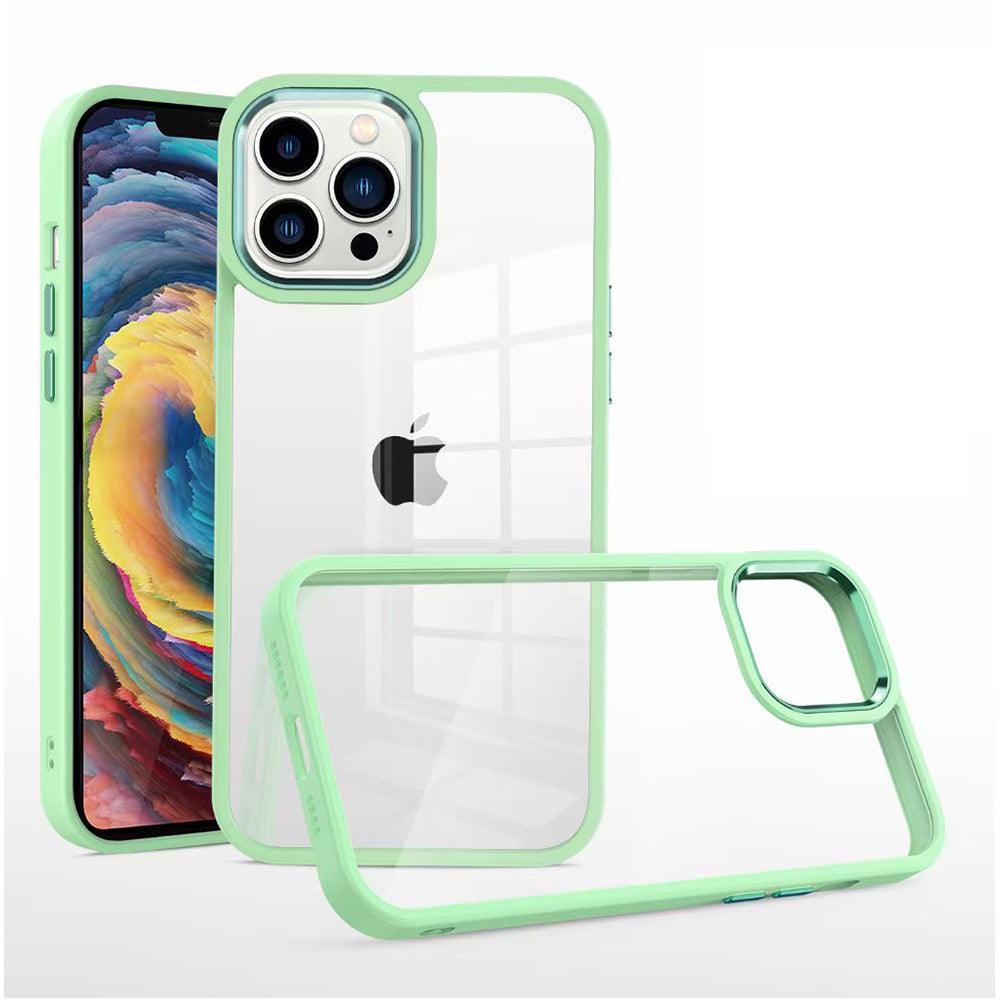 iPhone Clear Case Metallic - Light Green - CASELIX