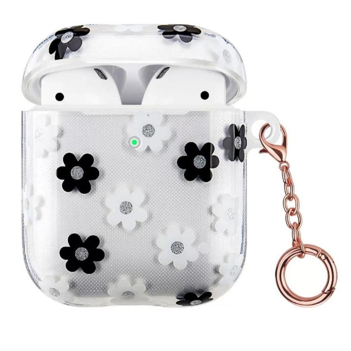 Airpod case floral - Clear - CASELIX